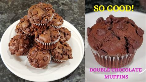 The Ultimate Double Chocolate Chip Muffin Recipe Youtube