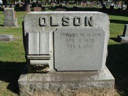 Edward W Olson M Morial Find A Grave