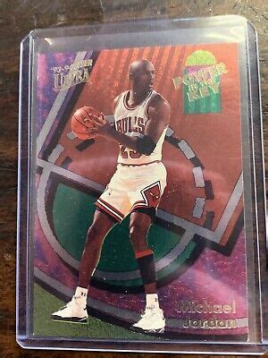 Fleer Ultra Michael Jordan Power In The Key Of Chicago Bulls