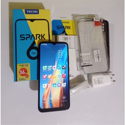 Jual Smartphone Handphone HP Tecno Spark 6 Go Model Tecno KE5k RAM 4GB