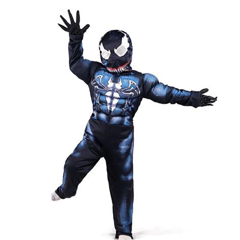 Venom Muskelkost M Cosplay Superhelden Filmkost M Kinder Jungen