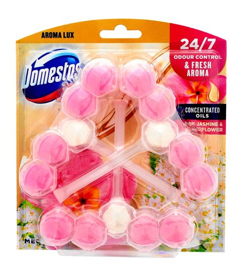 Domestos Aroma Lux Kostka Toaletowa Do Wc Pink Jasmine Elderflower