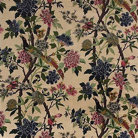 Lee Jofa Kravet Tree Of Life Floral Birds Linen Fabric Etsy