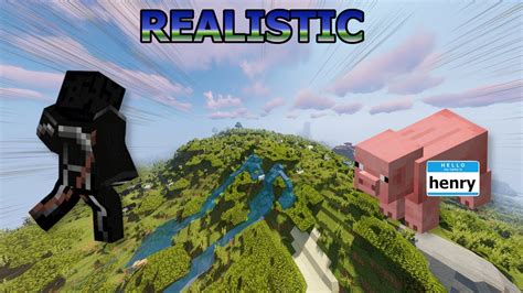 I Turned Minecraft Into A Ultra Realistic Game With Mods Youtube