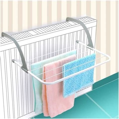 Tendoir Linge Pliant Produits De Salle De Bain Radiateur Serviette