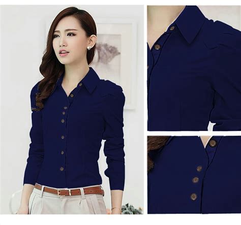 Ide Top 33 Gambar Baju Polos Blue Navy