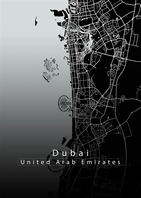 Mapa Dubai Arab Emirates City Map Mapas De Ciudades Y Mapas