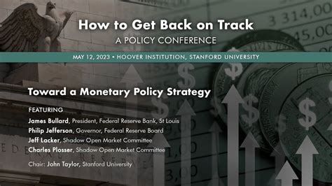 How To Get Back On Track Toward A Monetary Policy Strategy Hoover