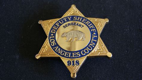 Sergeant badge, Los Angeles County Sheriff's Presentation badges.Oversize badge - US