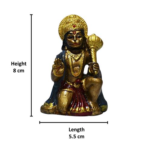 Small Temple With Hanuman Ji Murti For Car Dashboard Office Upto 60 Off