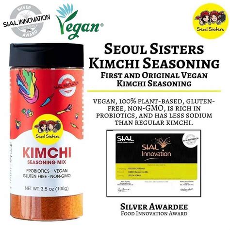 Korean Kimchi Powder Seasoning Mix 100g 35oz By Seoul Sisters La