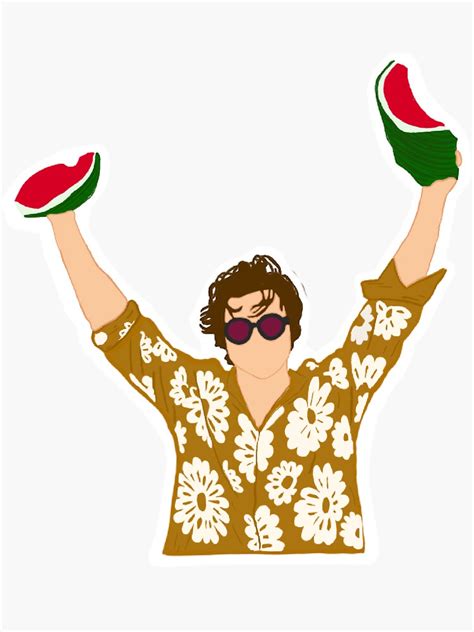 Harry Styles Watermelon Sugar Sticker Sticker For Sale By Micafern