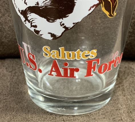 Budweiser Salutes Us Air Force Glass Ebay