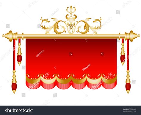 Vector Red Curtain Stock Vector (Royalty Free) 35989060 | Shutterstock