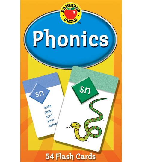 Brighter Child Phonics Flash Cards Brighter Child 0769647499