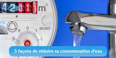 5 façons de réduire sa consommation d eau