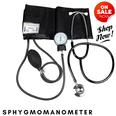 High Quality Sphygmomanometer Blood Pressure Measure Cuff Stethoscope