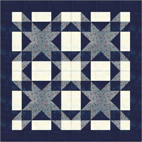 Free Yard Quilt Pattern Amish Star Artofit