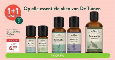 Prijsvoorbeeld Essenti Le Olie Tea Tree Ml Aanbieding Bij Holland