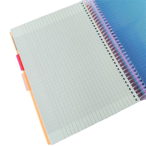 Libreta Espiral de 5 Materias Milimetrada 250H Megabyte Papelería C A