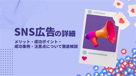 Sns広告を成功させるポイントとは？sns広告のメリットや成功事例など解説 Knowhowノウハウ It・マーケティングのナレッジ集