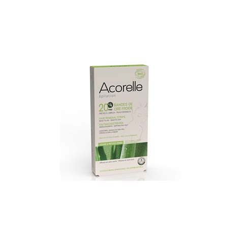 Acorelle Bandes Cire Froide Bio Visage X