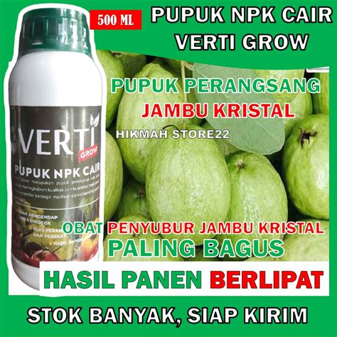 Jual PUPUK NPK CAIR VERTI GROW 500 ML Pupuk Semprot Pelebat Tanaman