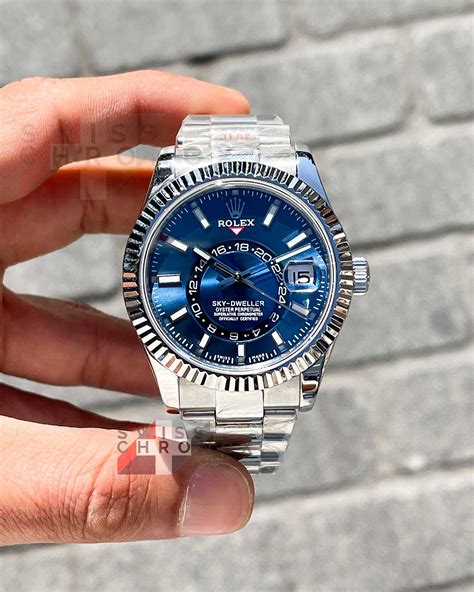 Rolex 2023 Sky-Dweller Blue Dial 326934 Oyster Bracelet, 55% OFF