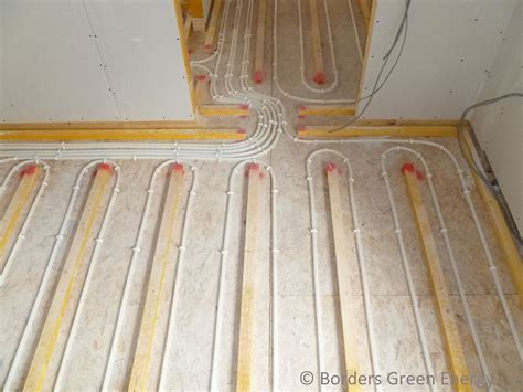 Borders Green Energy Underfloor Heating Floor Construction Diagrams