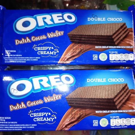 Jual Wafer Coklat Oreo Dutch Cocoa Wafer Double Choco 140gr Choco