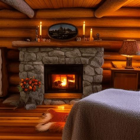 Stormy Night Cozy Cabin Ambience Creative Fabrica