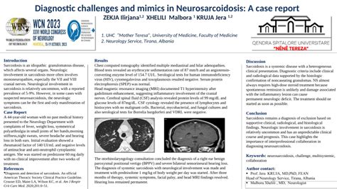 (PDF) Neurosarcoidosis: A case report