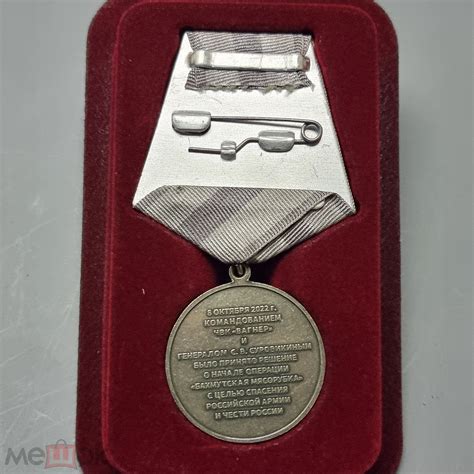Медали ЧВК Вагнер, Бахмутская мясорубка и За взятие Бахмута. СВО