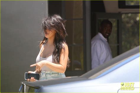 Kim Kardashian Kanye West Spend Father S Day Together Photo