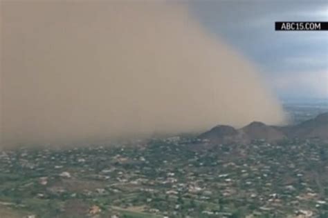 Phoenix Haboob Massive Dust Storm Rolls Into Arizona