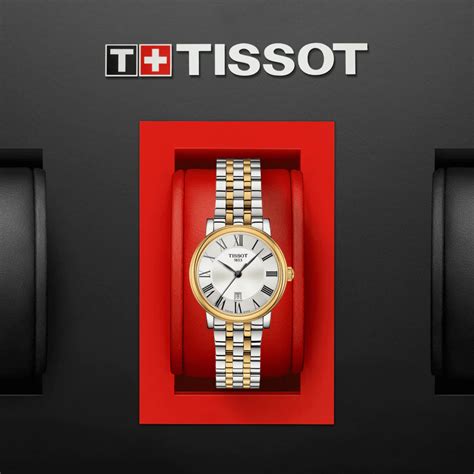 Tissot Carson Premium Lady Silver Dial Two Tone Bracelet New York Jewelers Chicago