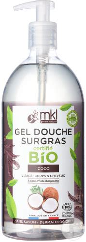 MKL Green Nature Gel Douche Surgras Coco Visage Corps Cheveux Bio