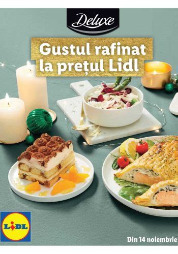 Catalog Lidl Deluxe Noiembrie Decembrie Oferta Lidl