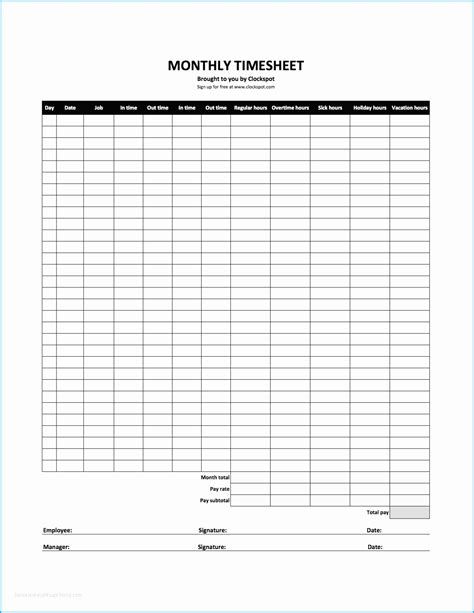 Employee Pto Tracking Excel Spreadsheet Pertaining To Time Tracking