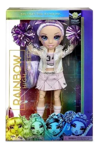 Boneca Rainbow High Roxa - Boneca Rainbow High Cheer Violet Willow Roxa Mga | Frete grátis