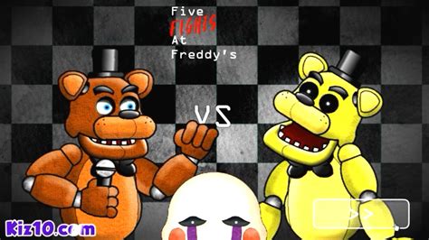 Golden Freddy Vs Freddy Fazbear