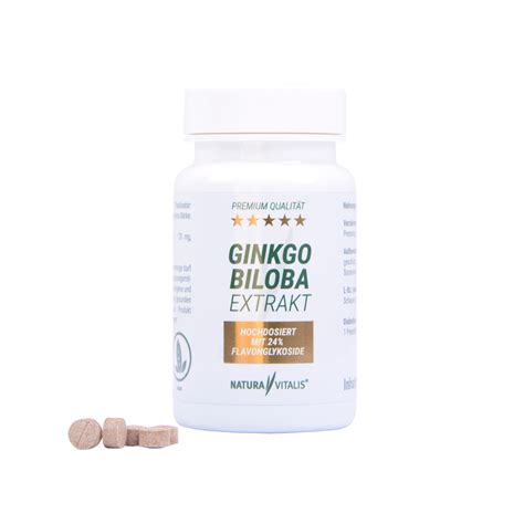 Ginkgo Biloba Extrakt Presslinge Von Natura Vitalis