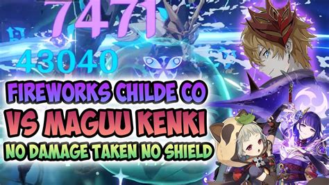 Fireworks Childe C0 Vs Maguu Kenki Abyss Floor 12 No Damage Taken No