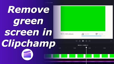 Remove Green Screen In Clipchamp Green Screen Remover Online Remove