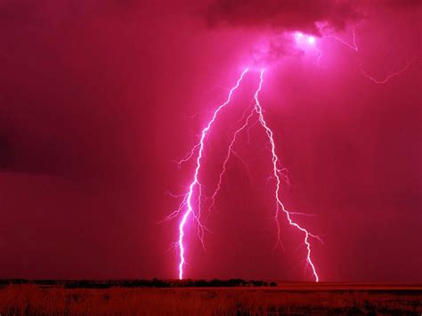 Red Lightning Wallpaper Storm Lightning Sky Desktop Wallpapers