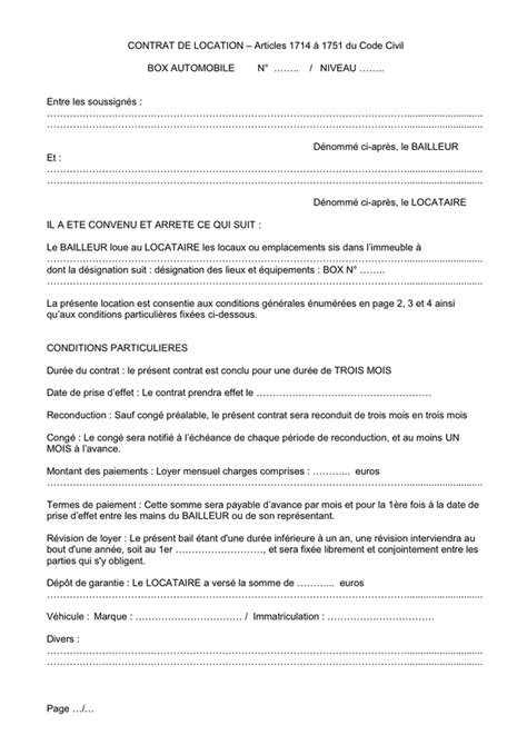 Contrat de location téléchargement gratuit documents PDF Word et Excel