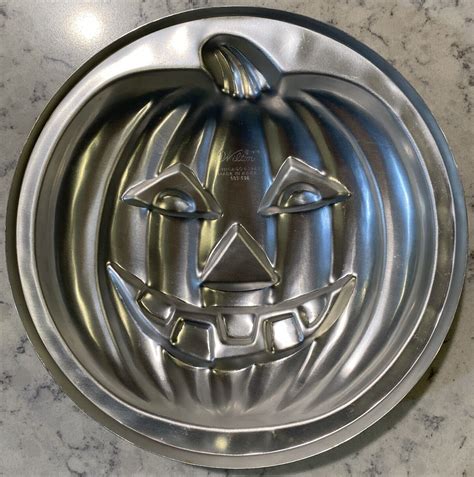 Vintage Wilton Pumpkin Aluminum Cake Pan 503 598 1975 EBay