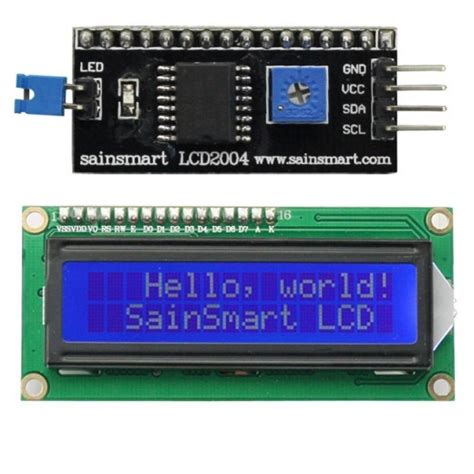 New SainSmart IIC I2C TWI 1602 Serial LCD Module Display For Arduino