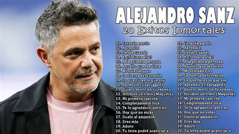 Las Mejores Canciones De ALEJANDRO SANZ ALEJANDRO SANZ GRANDES EXITOS