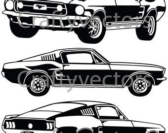 67 Mustang Etsy